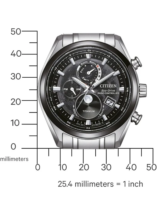 سيتيزن Men's Super Titanium Promaster Sky Global Radio Controlled Watch BY1018-80E - 43 mm
