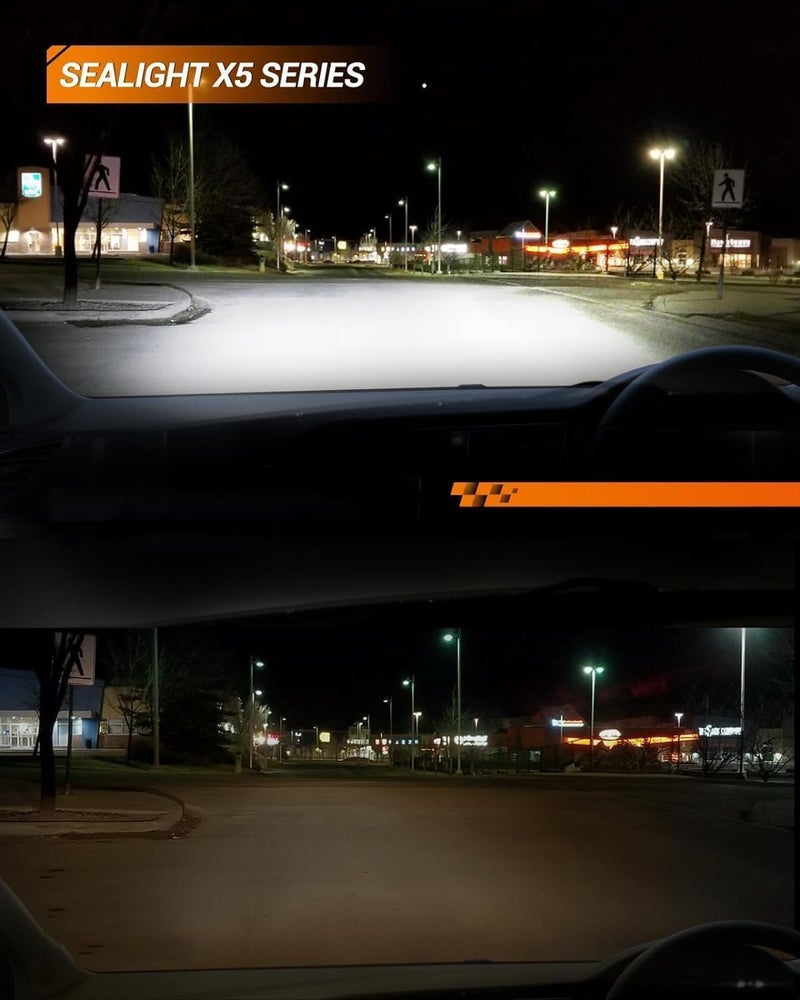 SEALIGHT H13 9008 Bulbs, 6500K Diamond White Super Bright Bulbs X5 Light, Plug and Play, Fog Bulbs for ATVS - Pack of 2 - Image 2