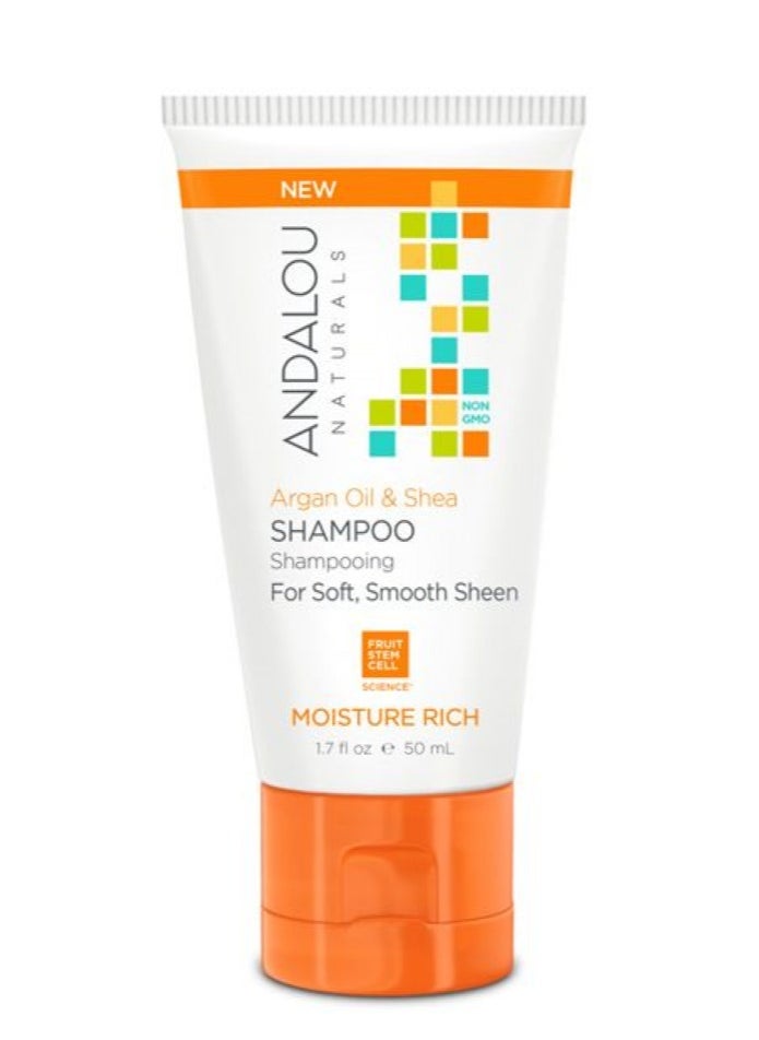Andalou Natural Andalou Argan Oil & Shea Moisture Rich Shampoo 1.7 Oz 