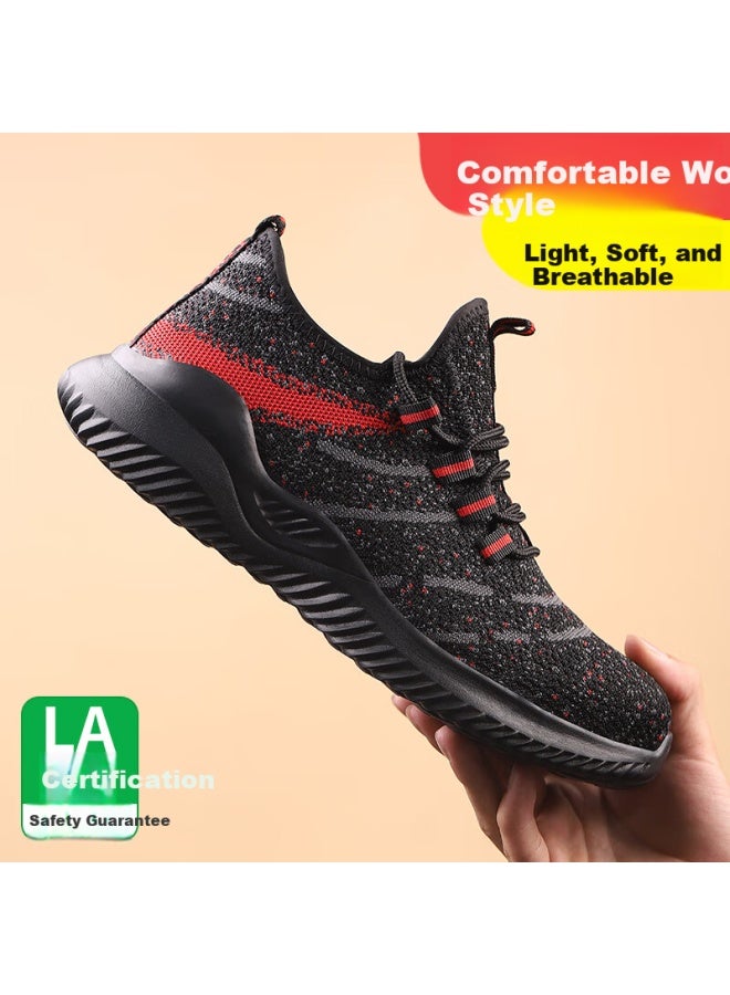 Old housekeeper Housekeeper Women'S Small Size Steel Toe Smash-Proof And Stab-Proof Lightweight Comfortable Breathable Wear-Resistant Ladies Work Safety Shoes 931 38 - Image 1
