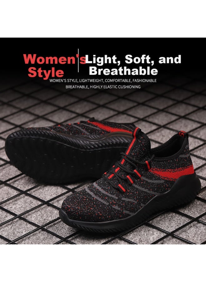 Old housekeeper Housekeeper Women'S Small Size Steel Toe Smash-Proof And Stab-Proof Lightweight Comfortable Breathable Wear-Resistant Ladies Work Safety Shoes 931 38 - Image 2