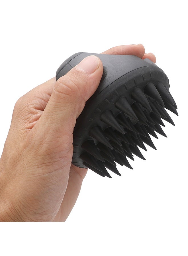 فرشاة تدليك فروة الرأس بالشامبو بشعيرات ناعمة من السيليكون - Image 2