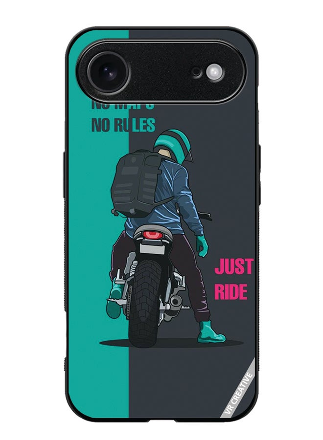 VR CREATIVE Protective Case Cover For Apple iPhone 17 Air Just Ride Design Multicolour