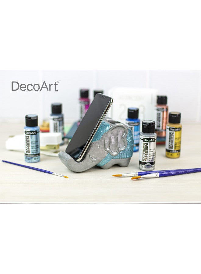 DecoArt 2 Ounce, Sterling Silver Extreme Sheen Acrylic Paint, 2 Fl Oz (Pack of 1) - Image 4