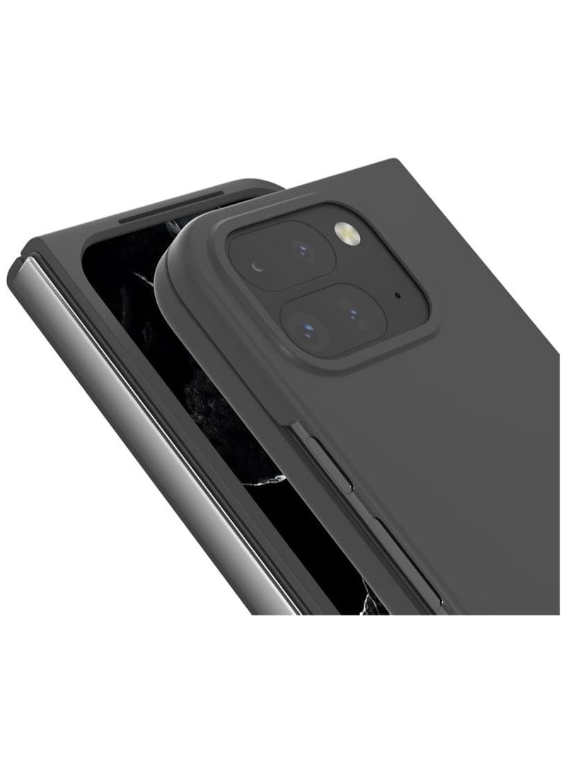 عام غلاف متوافق مع Google Pixel 9 Pro Fold 2024، [مضاد للخدوش] غلاف واقي رفيع جداً من مادة PC، غلاف قابل للطوي لهاتف Google Pixel 9 Pro Fold. - Image 3