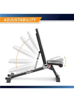 Marcy Adjustable Utility Bench For Home Gym Workout Sb-670  - Image 3