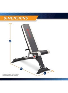 Marcy Adjustable Utility Bench For Home Gym Workout Sb-670  - Image 2