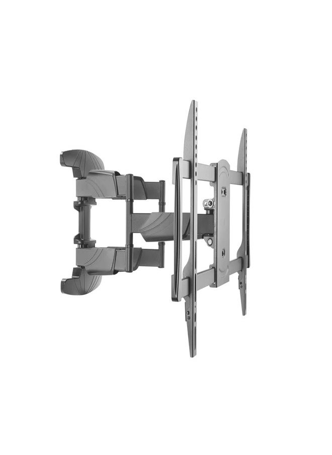 Skill Tech SH 640P Swivel TV Wall Mount Bracket for 37"-75" LED LCD Screens, VESA 600x400, Extendable Arm 49–482mm, 45kg Load Capacity – Black  - Image 1