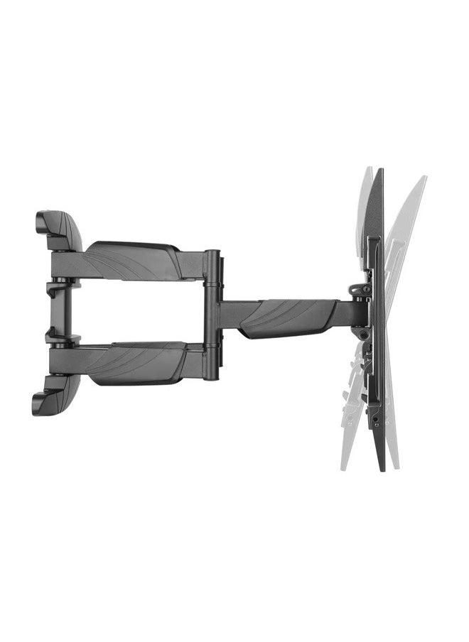 Skill Tech SH 640P Swivel TV Wall Mount Bracket for 37"-75" LED LCD Screens, VESA 600x400, Extendable Arm 49–482mm, 45kg Load Capacity – Black  - Image 2