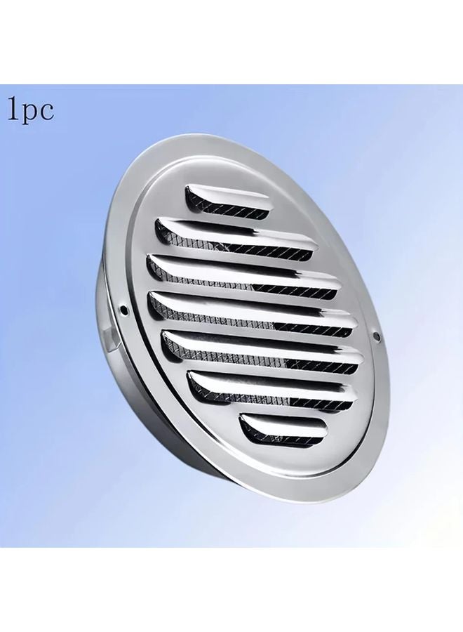 1pc 4 Inch Stainless Steel Vent Cover With Filter Screen Corrosion Resistant - Image 1