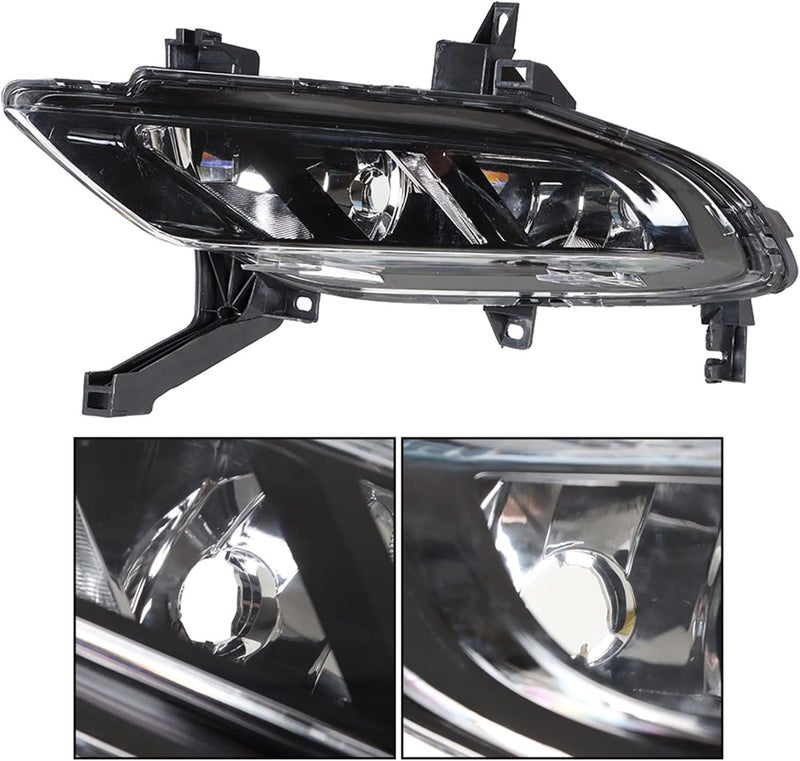 ANTUKO Fog Light Assembly for 2016-2019 Nissan Maxima - Driver and Passenger Side Replacement - Image 5