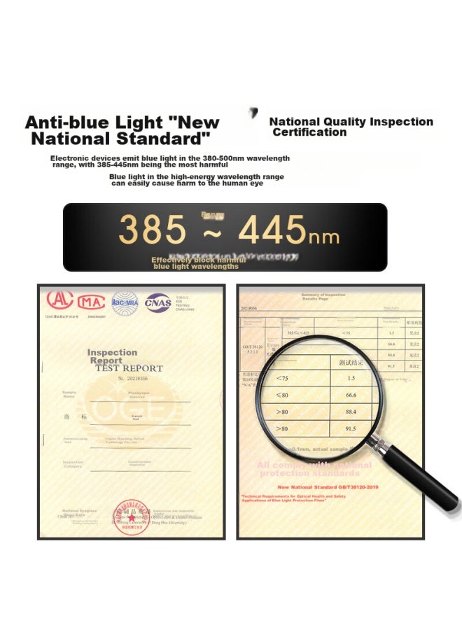 Sunset Red Reading Gl For Men And Women, Anti-blue Light, Fashionable Large Frame, Lightweight Presbyopic Gl E9004, Brown, 150 Degrees - Image 2