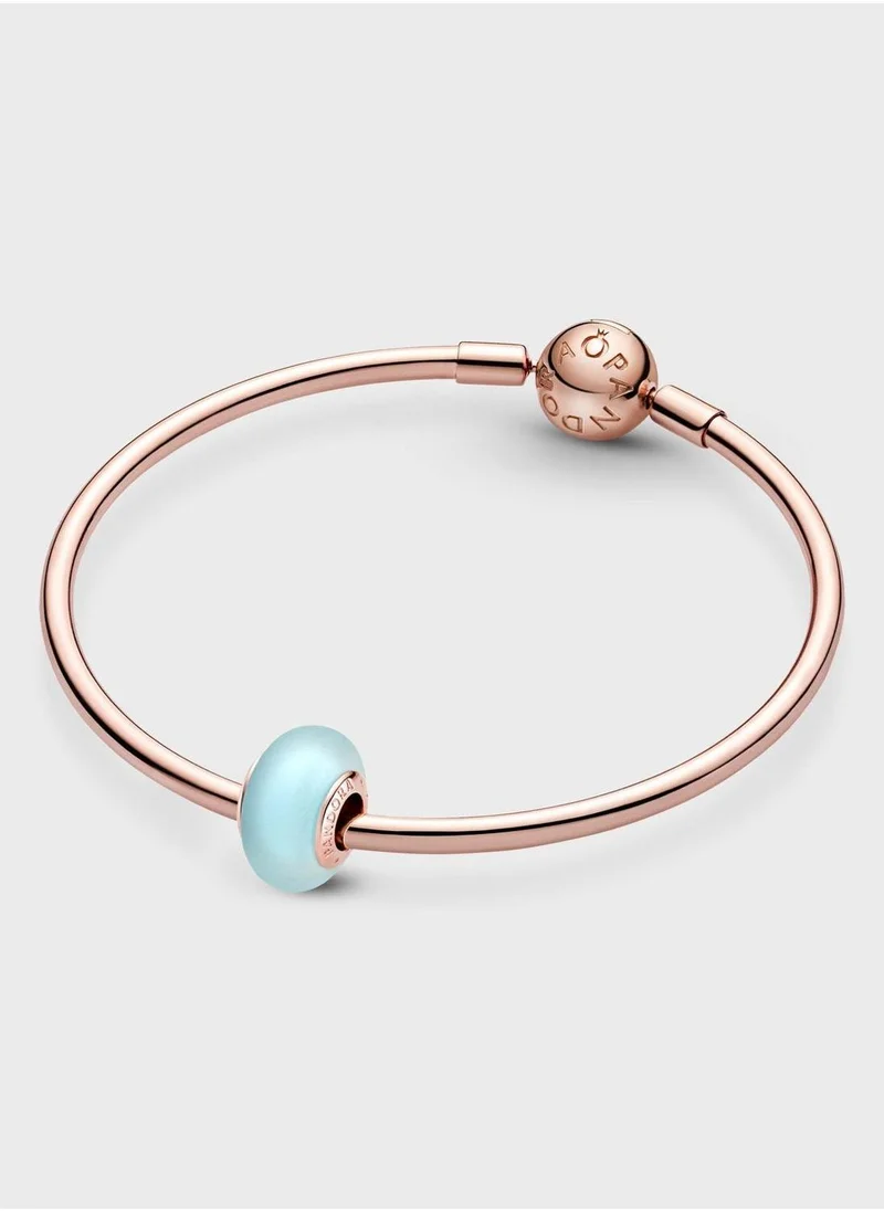 PANDORA Matte Blue Murano Glass Charm