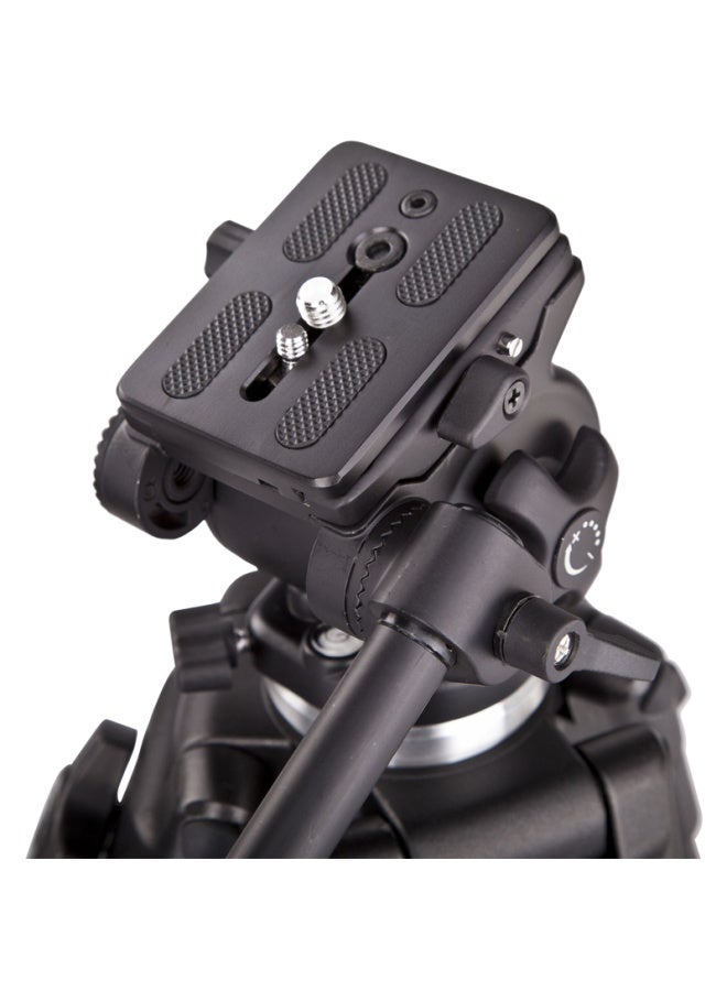 Weifeng Wf-717 Aluminum Alloy Professional Camera Dv Tripod 1.89 Meters, Hydraulic Damping Head, For Photography, Weddings, , Outdoor, Projector Floor Stand - Image 4