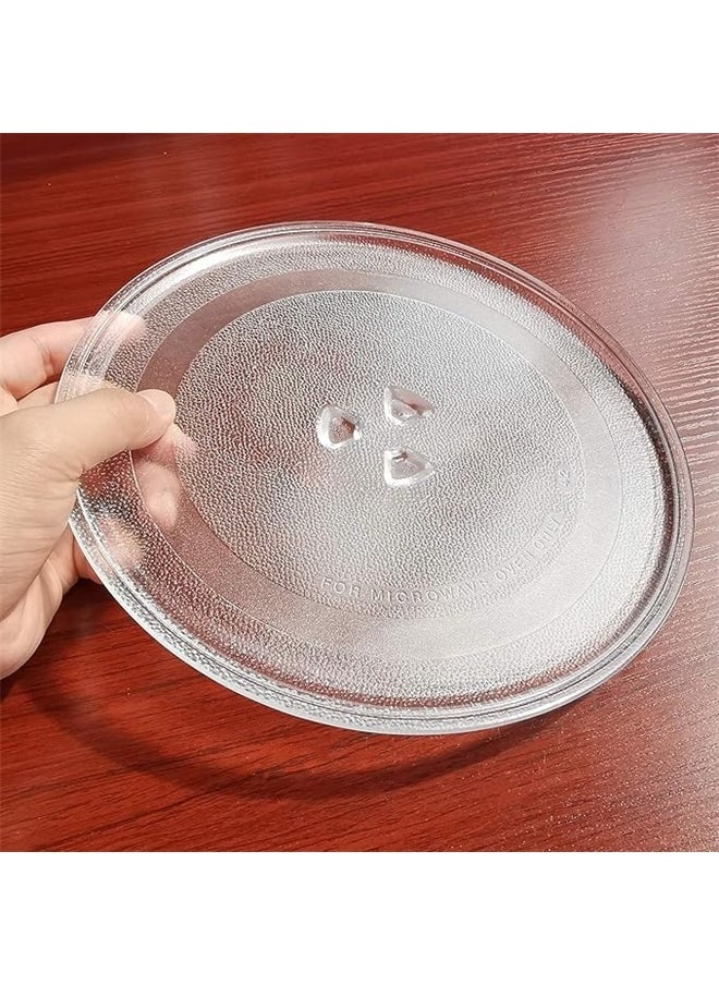 yongsheng Replacement Microwave Glass Plate 25.5cm Clear，Microwave Glass Turntable Plate Dish Y-Type Base Replacement for Small Microwaves  - Image 5