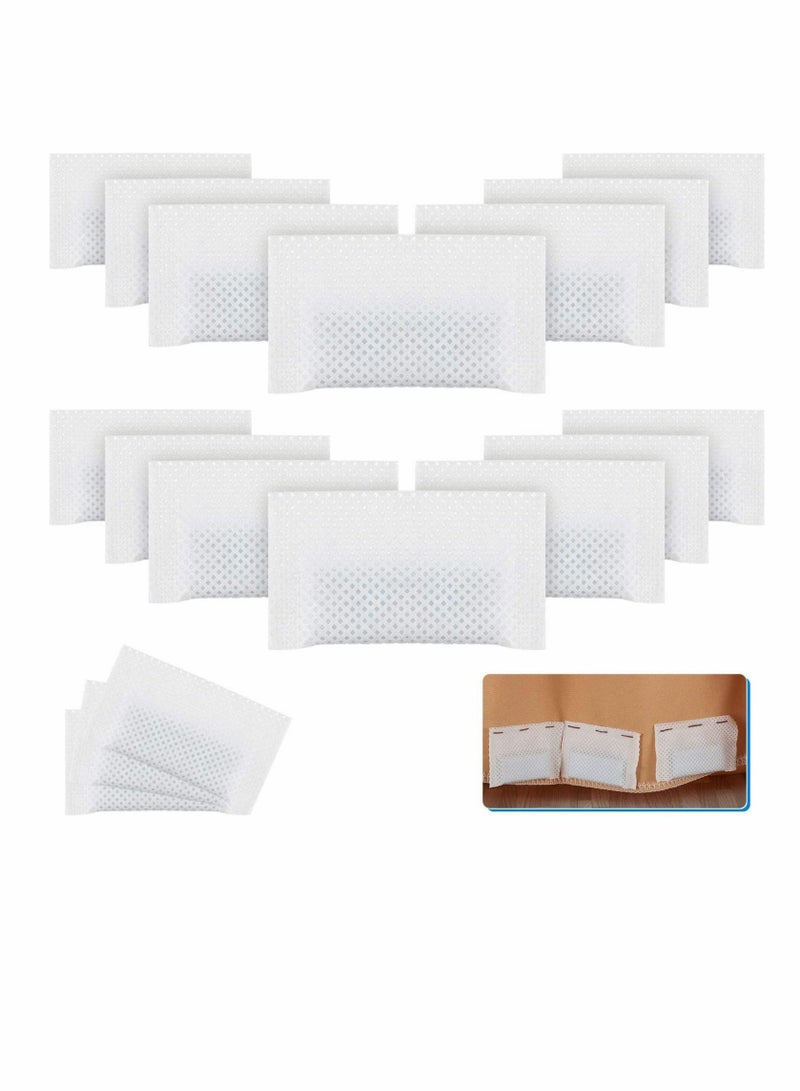 Captaintech 20 Pcs Curtain Weights Bottom Drapery Weights Covered Drapery Weights Fabric Curtain Weights for Curtains Tablecloth and Flags 15 g of Each (60 x 30 mm) - Image 1