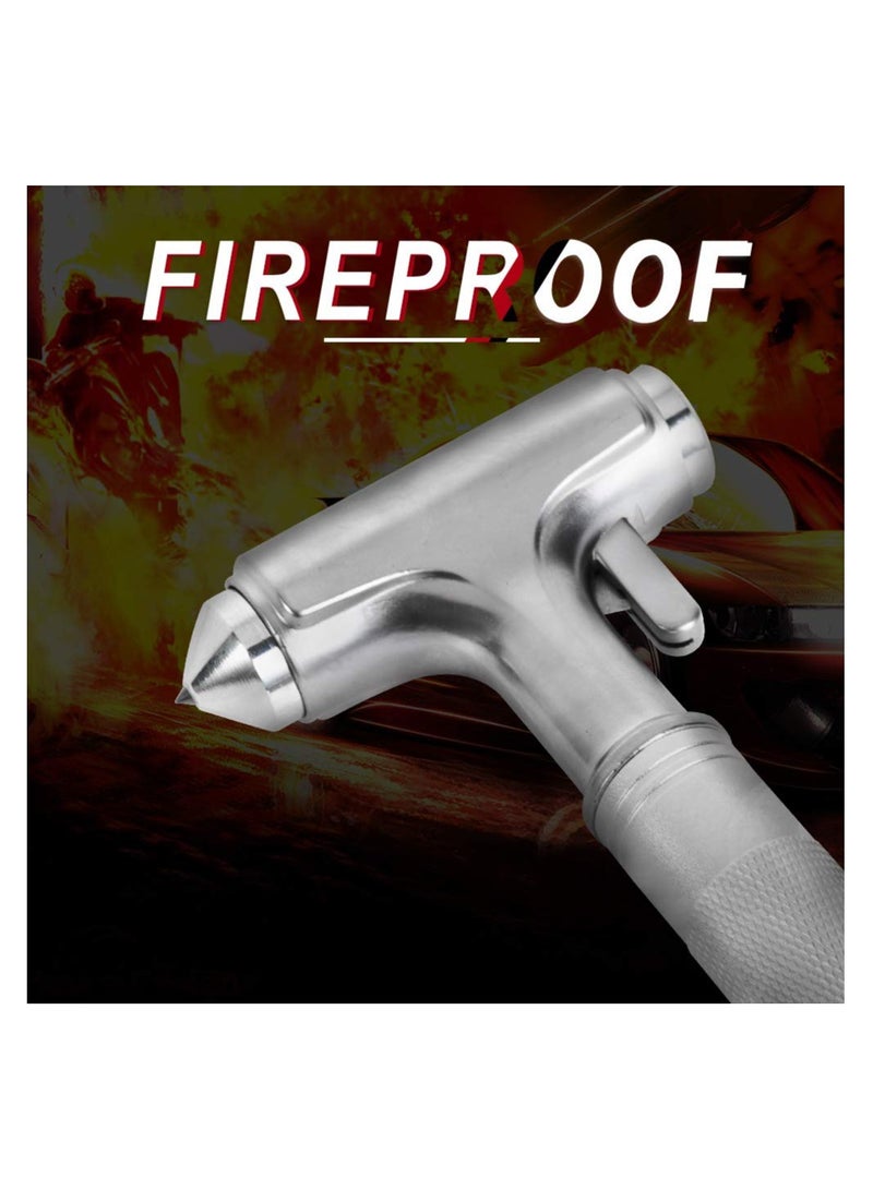 SYOSI Emergency Car Safety Hammer Kit, Car Window Breaker and Seatbelt Cutter Alloy Head Emergency Escape Tool Vehicle Safety Hammer Emergency Hammer Fireproof Escape Tool for Car Accidents - Image 4