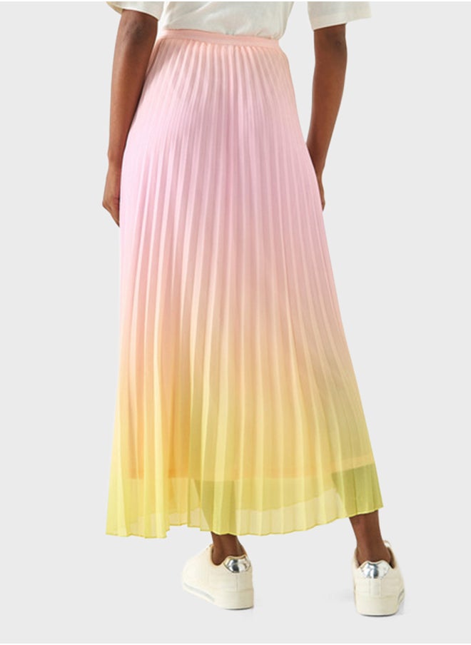 Iconic - Pleated High Waist Skirt - Image 1