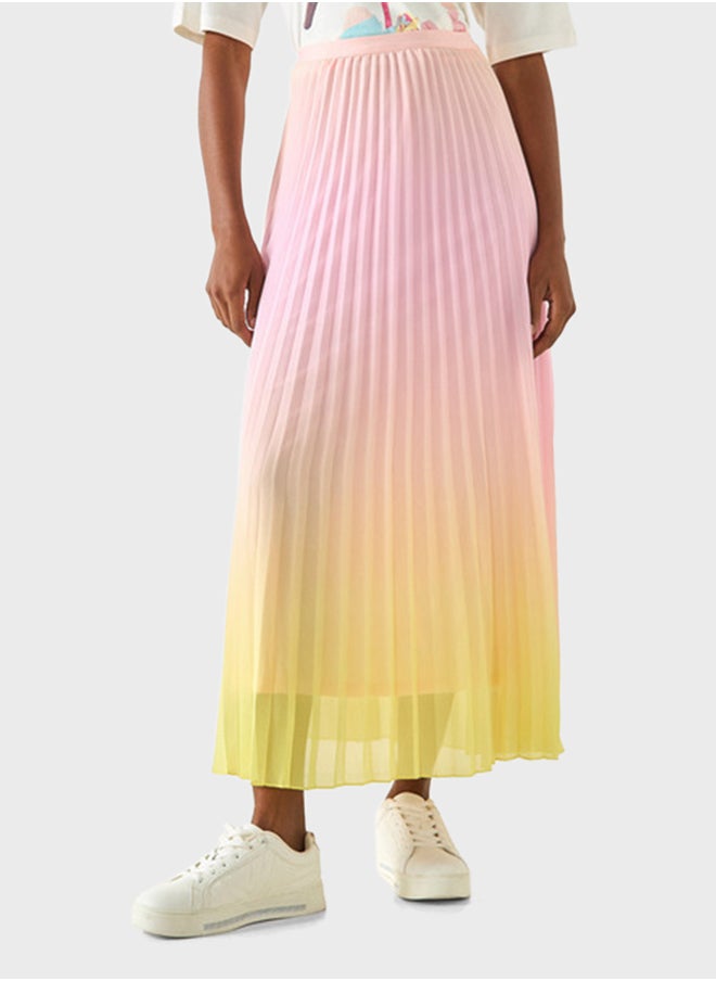 Iconic - Pleated High Waist Skirt - Image 1