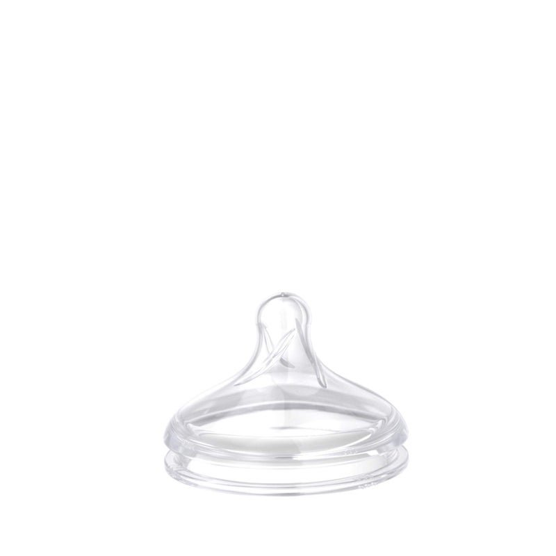Lifefactory Stage 2 (3-6 Months) Wide Neck Silicone Nipple, 1-Pack,Clear,LG8626 - Image 2