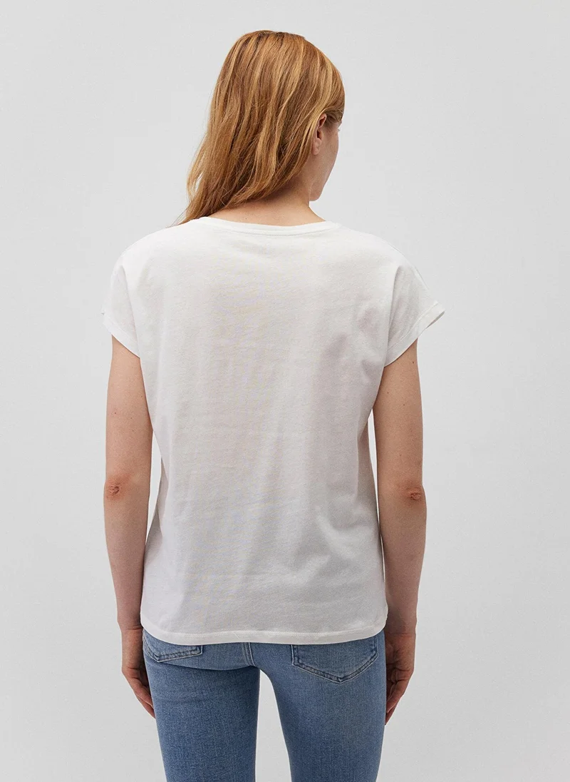 MAVI Printed White T-Shirt