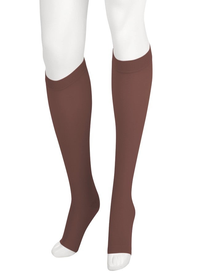 Juzo Soft 2000 Knee-High 15-20mmHg Open Toe Compression Stocking - Men & Women, Short, 3 (III), Beige - Image 1