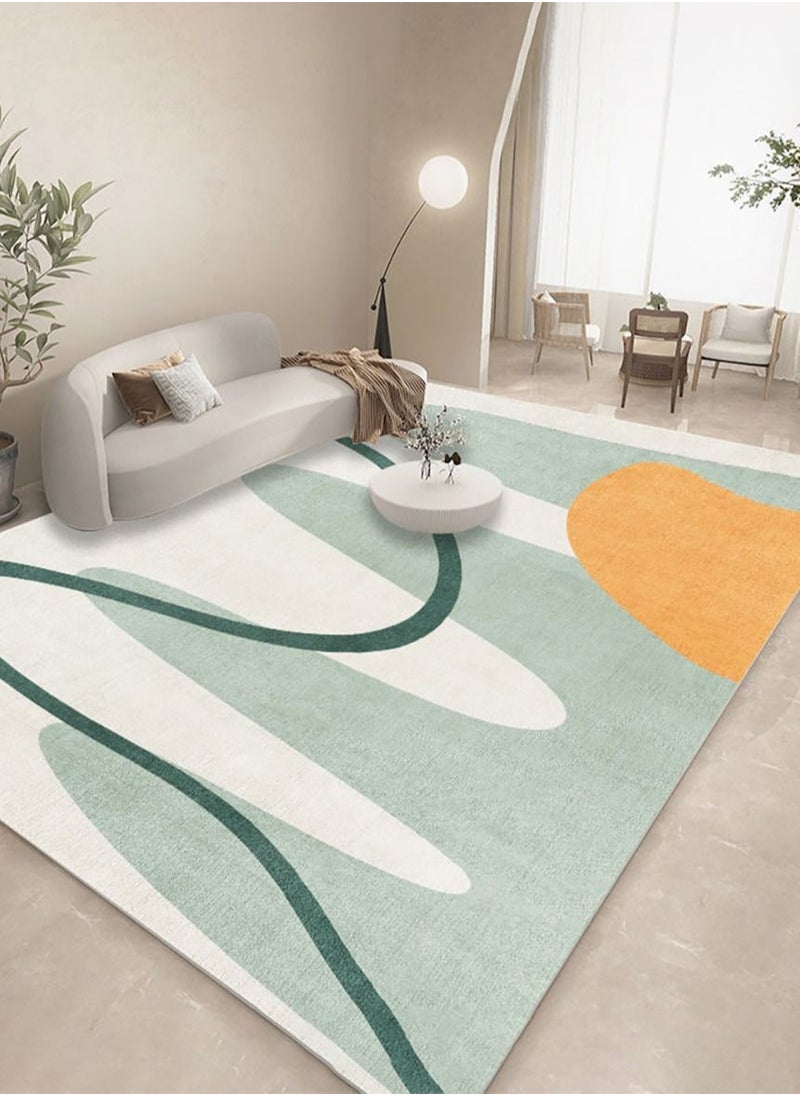 Merry Moments Modern Living Room Rug Soft Anti-slip Floor Carpet Contemporary Floor Rugs for Living Dining Room Bedroom Home Decor Linellae 160x230cm Type D, Rectangle  - Image 1