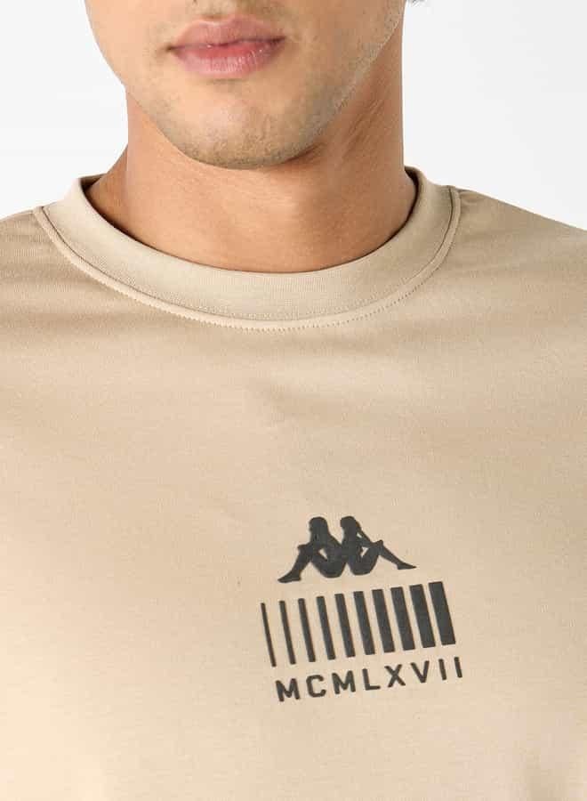 Kappa Logo Print T-shirt with Short Sleeves - Image 4