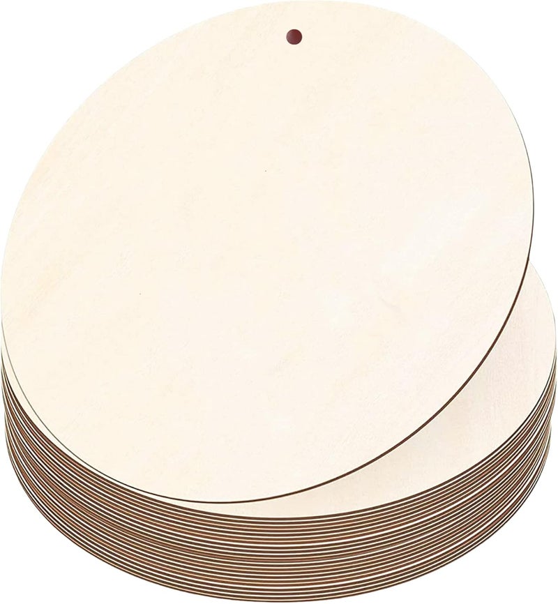 BPA Wood Circles for Crafts - 5 Pack - Image 1
