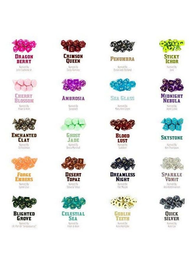 Wiz Dice Series Iii Polyhedral Dice Set For Tabletop Rpg Adventure Games Suitable For Dnd, Pathfinder, And Dice Games 7 Complete Sets 100+ Ct  - Image 5