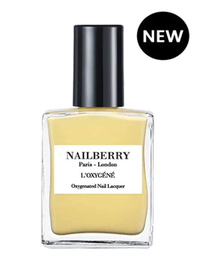 NAILBERRY طلاء أظافر مؤكسج L'Oxygéné من Nailberry | Simply The Zest، 15 مل | طلاء أظافر للحصول على مانيكير صحي ولون يدوم طويلاً | خالٍ من 12 مادة، نباتي، حلال، خالٍ من القسوة والغلوتين | قابل للتنفس