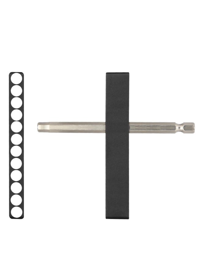 Toolcool  10Pieces 12 Holes Hex Shank Screwdriver Bit Holder Plastic Screwdriver Head Storage Case - Image 4