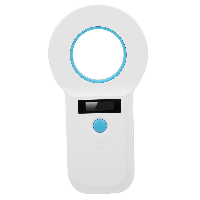 Pet Microchip Scanner 2.4In High-Brightness Display - USB Data Upload RFID Reader for Small Animal Management Traceability - Image 1