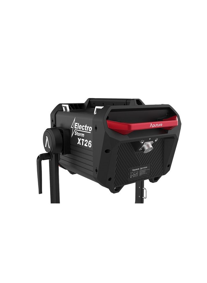 Aputure Electro Storm XT26 2600 W Bi‑Color LED Monolight – Tunable 2700–6500 K, Bates Connector, Dual Bowens/E-Mount, Liquid-Cooled, IP65, DMX/CRMX/Sidus Link Control