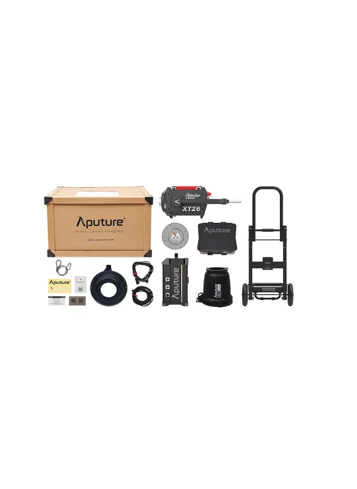Aputure Electro Storm XT26 2600 W Bi‑Color LED Monolight – Tunable 2700–6500 K, Bates Connector, Dual Bowens/E-Mount, Liquid-Cooled, IP65, DMX/CRMX/Sidus Link Control