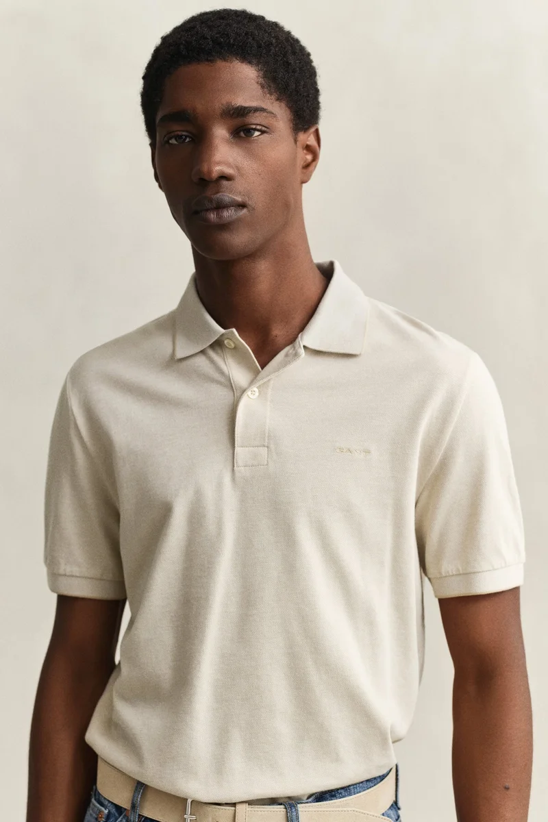 Gant  Two Tone Short SleevePolo for Men | Best Price UAE
