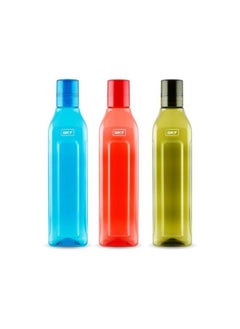 SKY Miami Unbreakable Pet Water Bottle Set Of 3 1000 Ml Multicolour  - Image 2