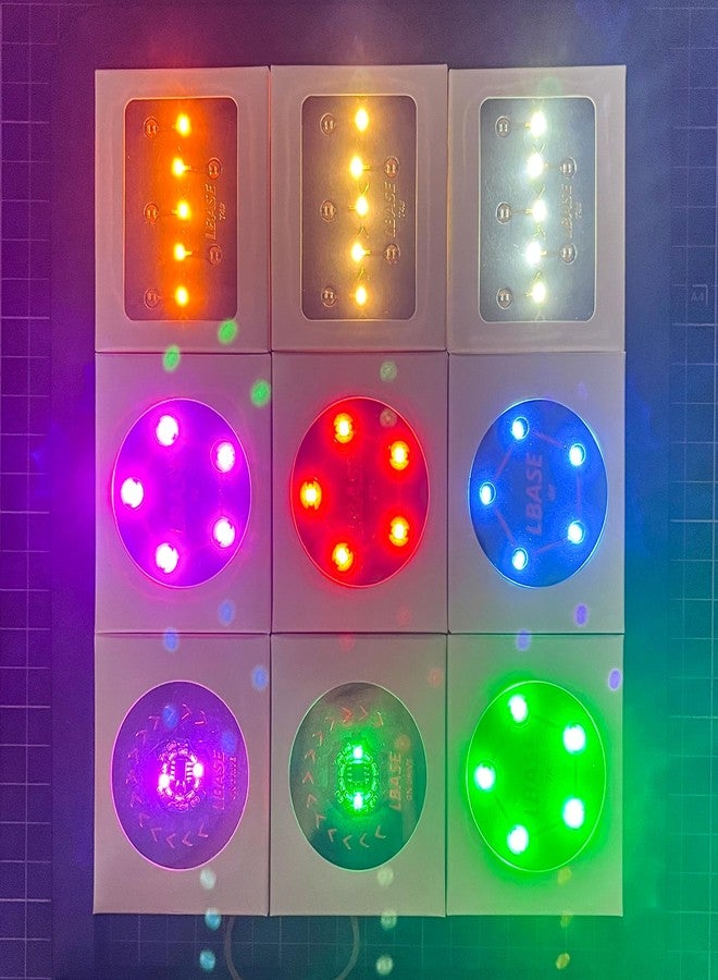 LBASE Wireless Magnetic Field Sensing LED Light Beads, for Gundam Model PG MG RG HG MGSD, for Lego Building Blocks, for Bandai (red x 5 Light Beads, T4) - Image 2