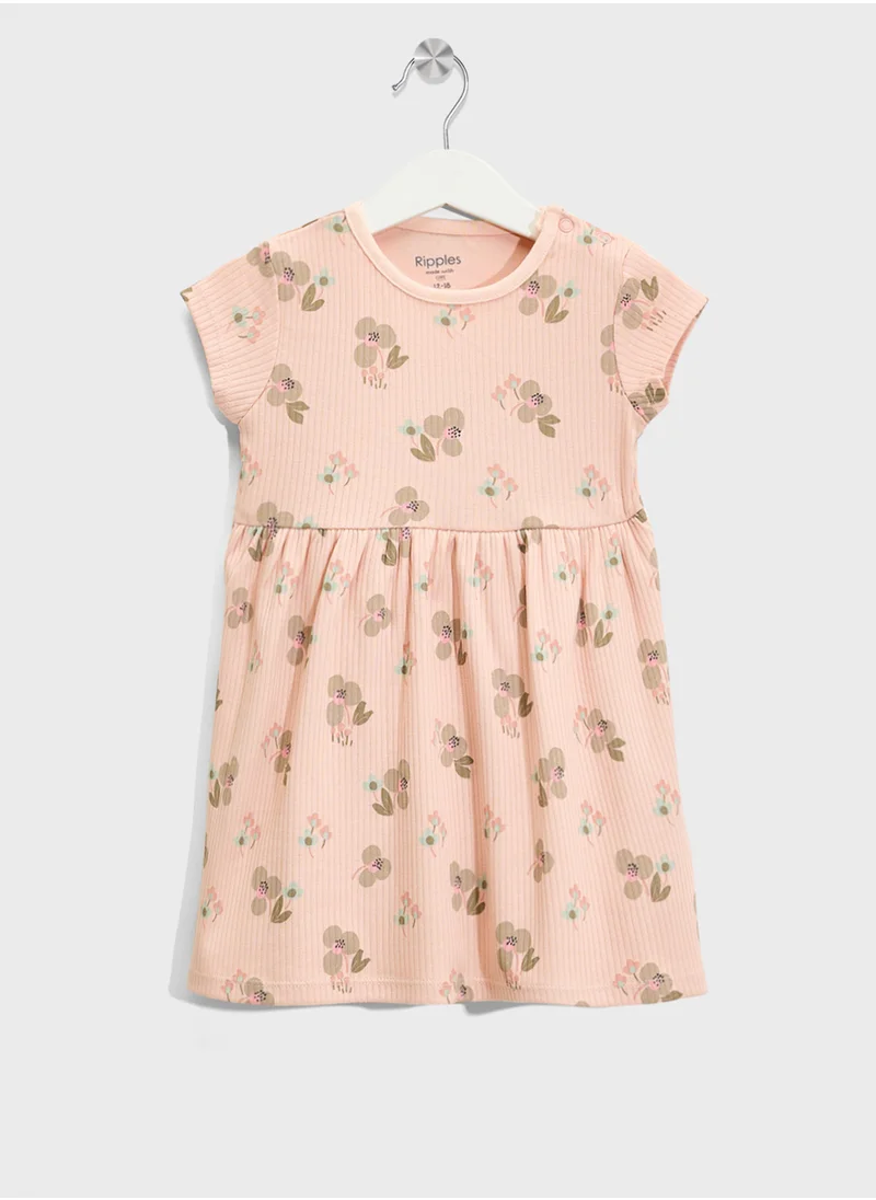 Ripples Girls Cotton Dress