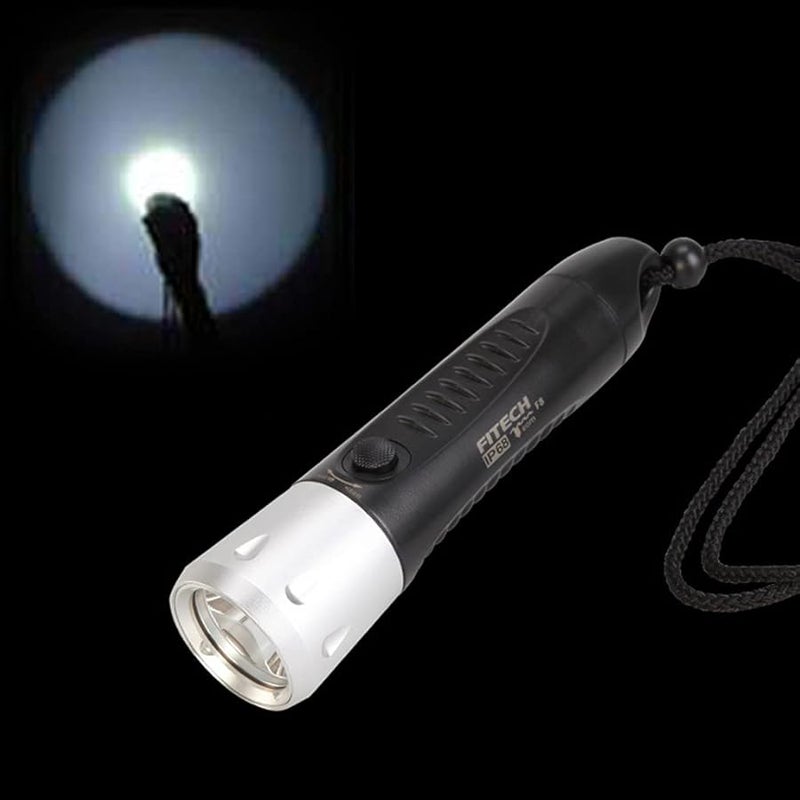 Bright LED Diving Flashlight Waterproof Underwater Torch for Outdoor Sport - Image 4