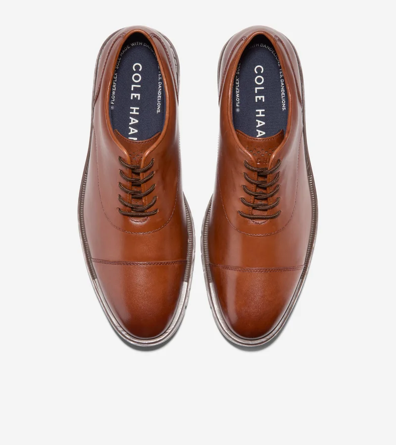 COLE HAAN Men's GrandFlex Dress Cap Toe Oxfords