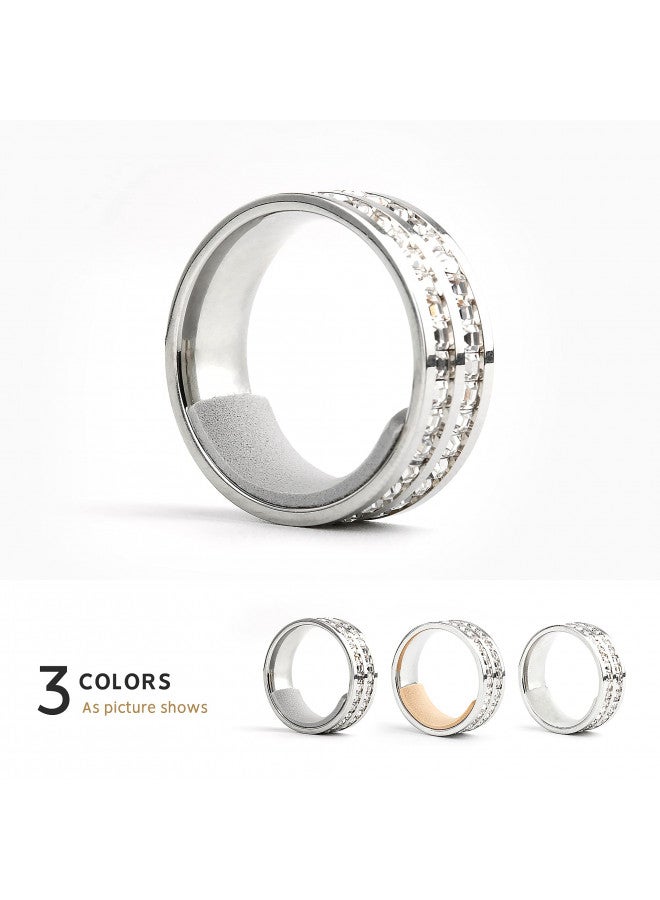 ELETIUO Ring Size Adjuster Loose Rings Invisible Reducer Jewelry Guard Sizer Tightener, Fitter, Reducer for Wide Rings, Multiple Resizer & 3 Colors, 6 Sheets /234 Pcs - Image 1