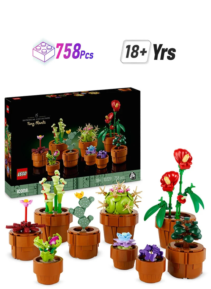 LEGO Botanicals Tiny Plants Building Set for Adults 10329 (758) Pieces