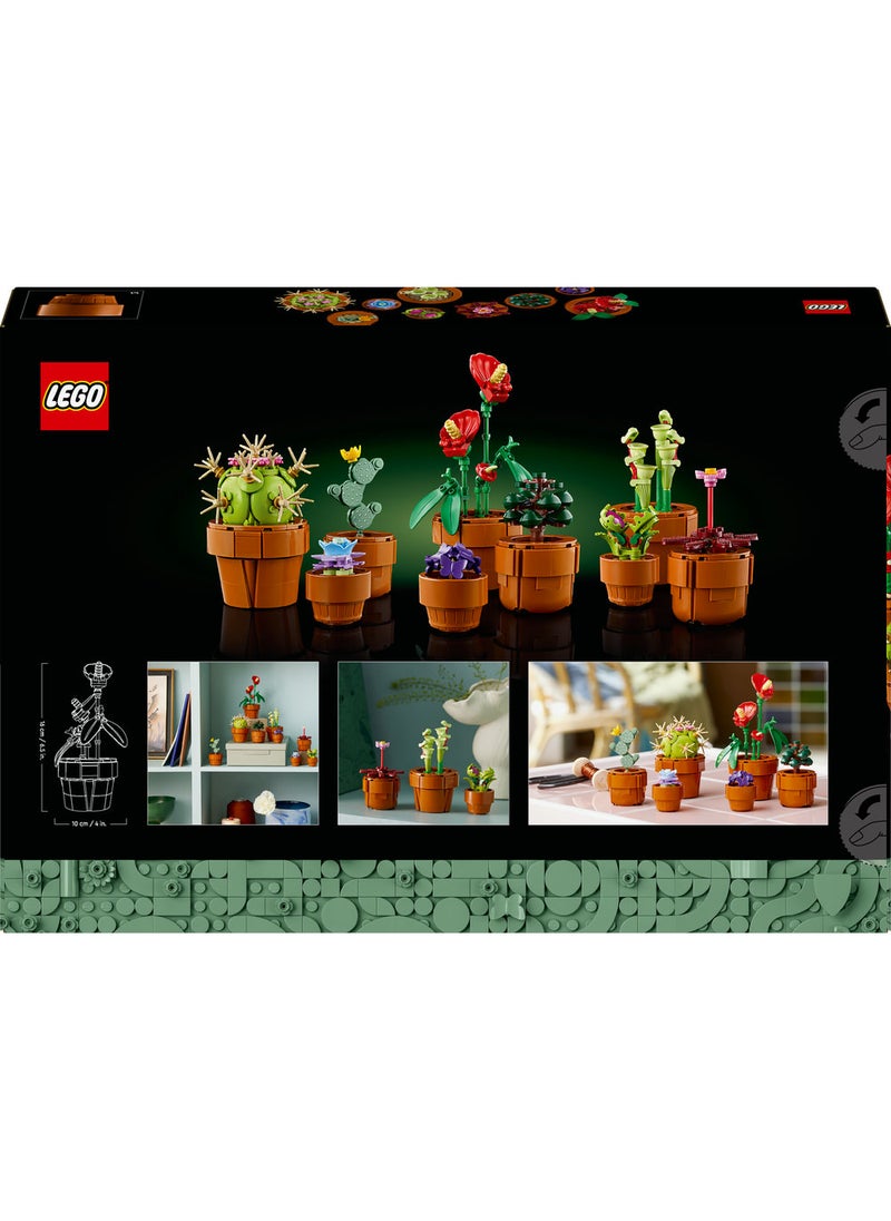 Botanicals Tiny Plants Building Set for Adults 10329 (758) Pieces