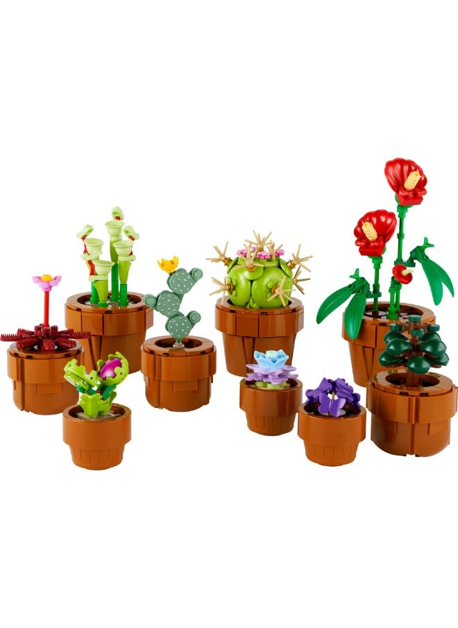Botanicals Tiny Plants Building Set for Adults 10329 (758) Pieces