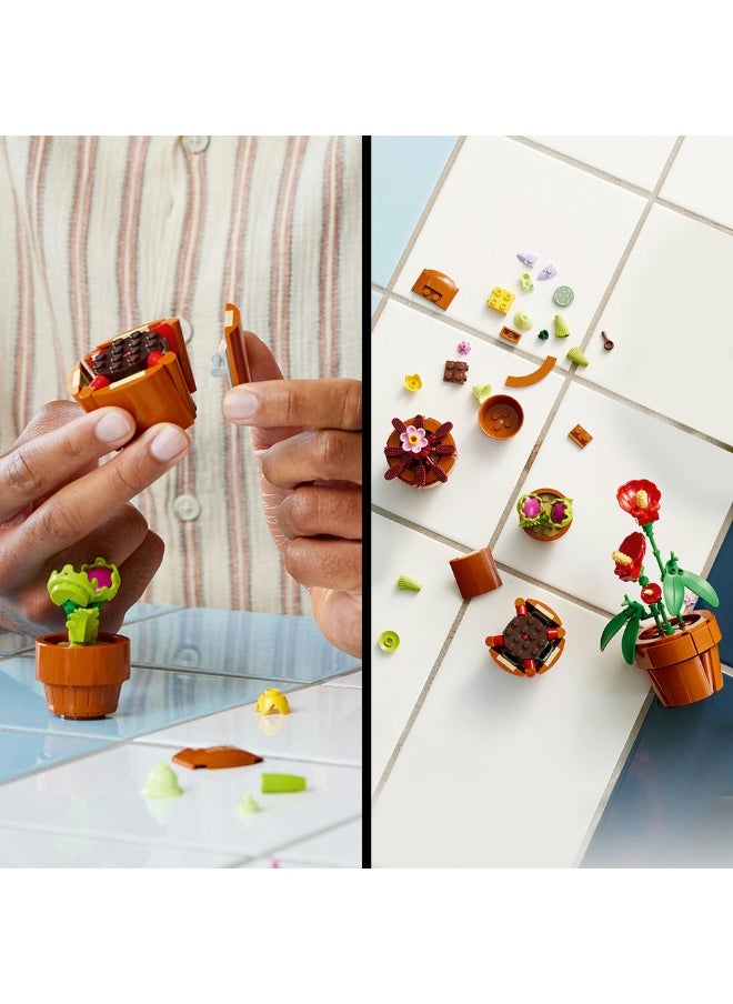 Botanicals Tiny Plants Building Set for Adults 10329 (758) Pieces