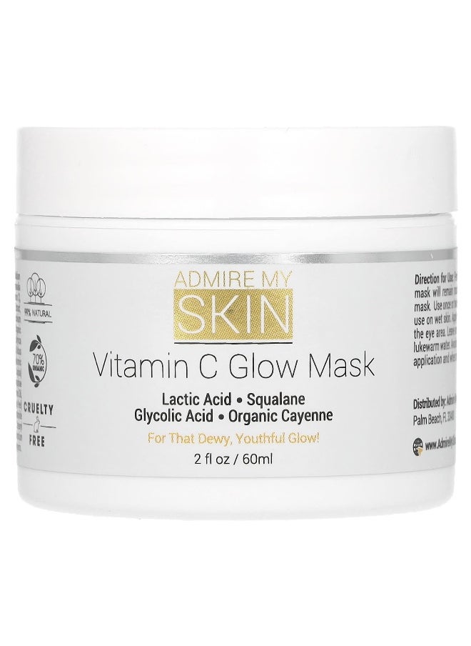 Admire My Skin Admire My Skin, Vitamin C Glow Beauty Mask, 2 fl oz (60 ml)  - Image 1