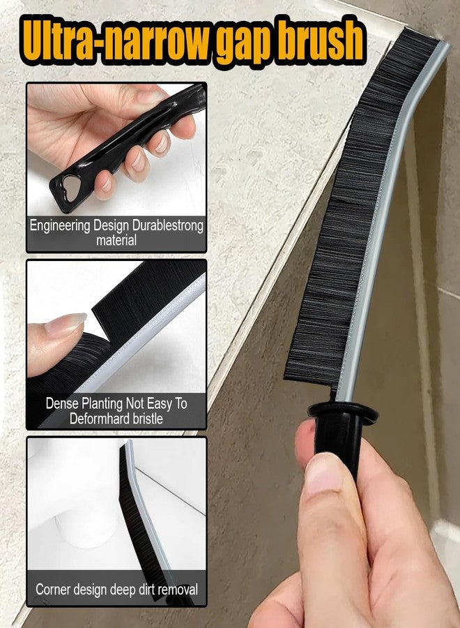 AONEZ 12pcs Crevice Cleaning Brush, Straw Cleaner Brush, Hard Bristle Grout Brushes for Home, Bathroom, Ktichen, Window and Corners - Image 3