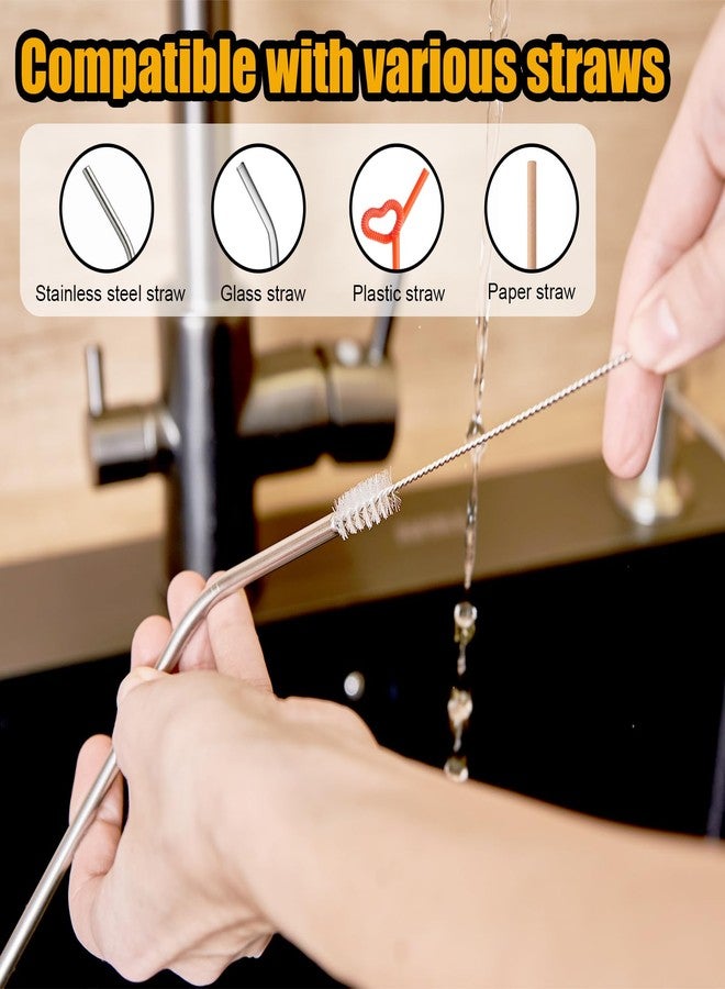 AONEZ 12pcs Crevice Cleaning Brush, Straw Cleaner Brush, Hard Bristle Grout Brushes for Home, Bathroom, Ktichen, Window and Corners - Image 4