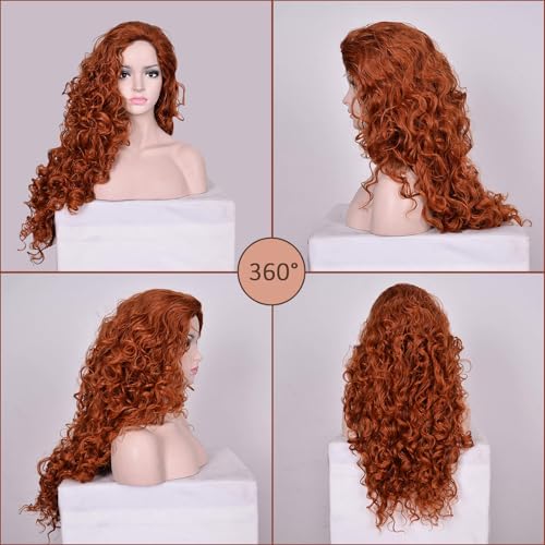 MORTICIA Long Curly Supper Long Fluffy Big Curly Women Costume Cosplay Wig - Image 4